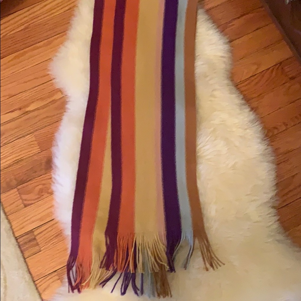Missoni wool scarf with fringes